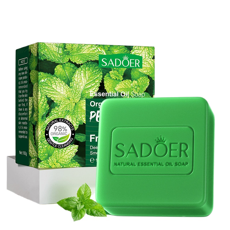 Kojic Acid Soap - Savon à l'huile essentielle de menthe
