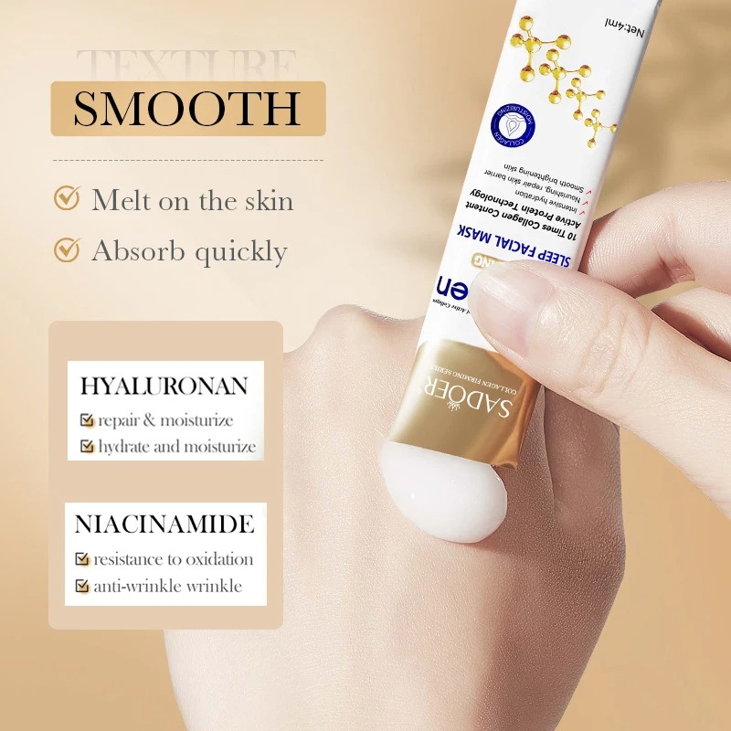 Masque de nuit au collagène Sa - Skincare Viral Tiktok avis et prix