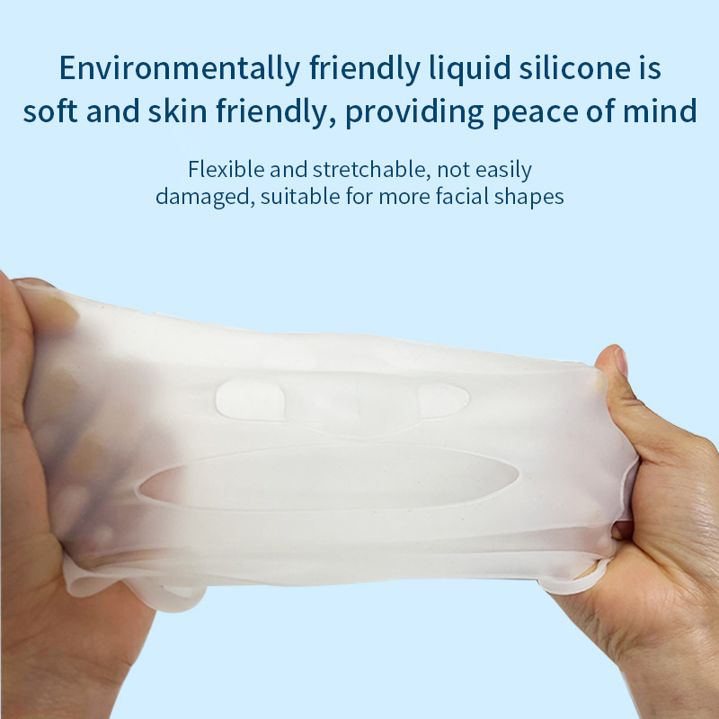 Masque facial 3D en Silicone p - Skincare Viral Tiktok avis et prix